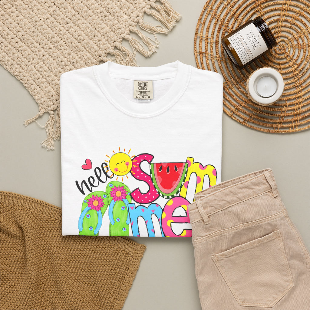 Hello Summer Women's Comfort Colors Summer T-shirt