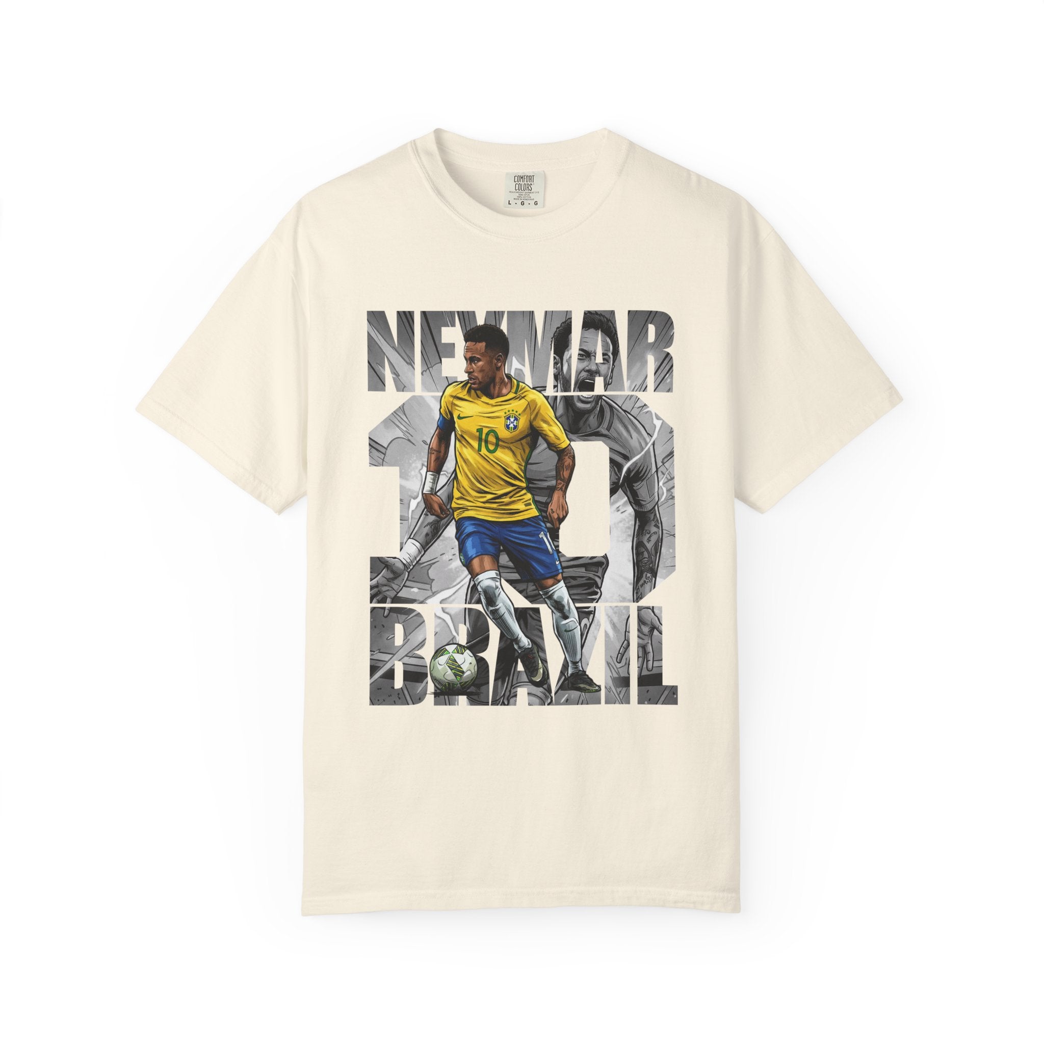 The Prince Of Santos Vintage Soccer Tribute Shirt | Brazil #10 Graphic Tee | Football Legend Fan Gift | Retro Streetwear T-Shirt