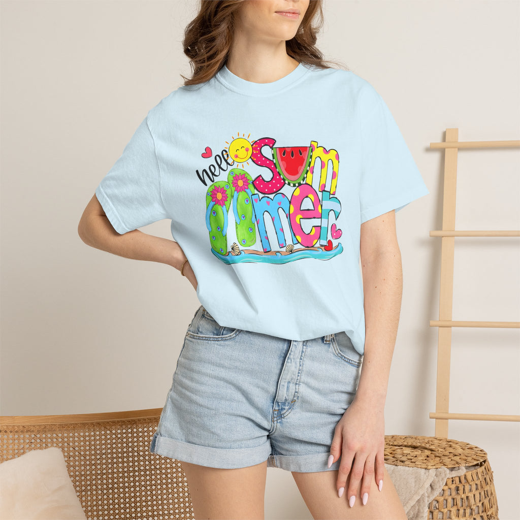 Hello Summer Women's Comfort Colors Summer T-shirt