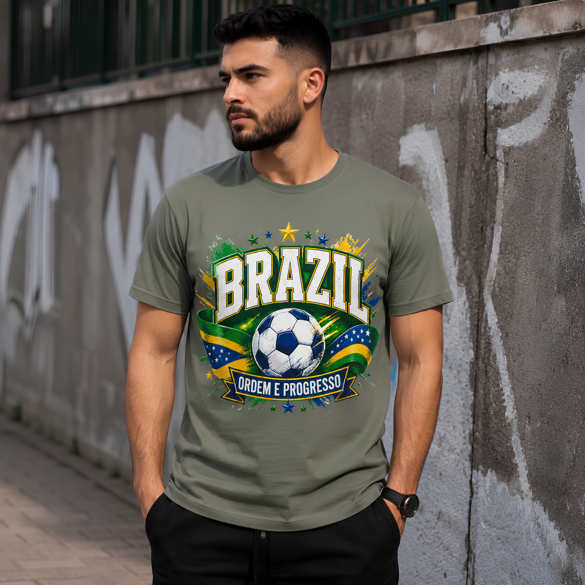 Brazil Unisex 2026 Football Fan T-Shirt