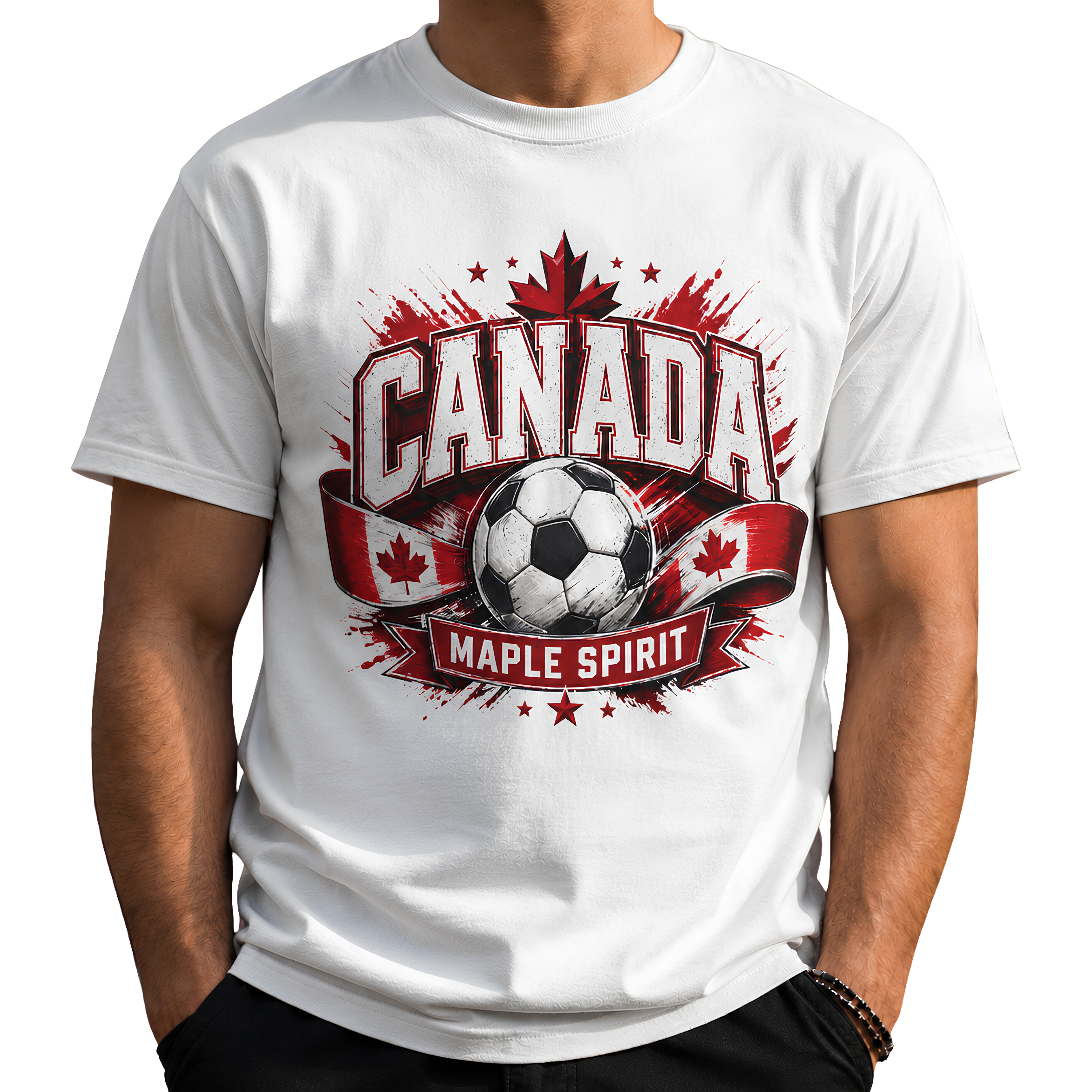 Canada Unisex 2026 Football Supporter T-Shirt | Soccer Fan Graphic Tee | Matchday Apparel | Maple Spirit | Football Fan Gift | Comfort Colors Shirt