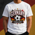 Germany Unisex 2026 Football Supporter Shirt | Starker Geist Soccer Fan Tee | Germany Matchday Apparel | Football Graphic T-Shirt | Comfort Colors Shirt