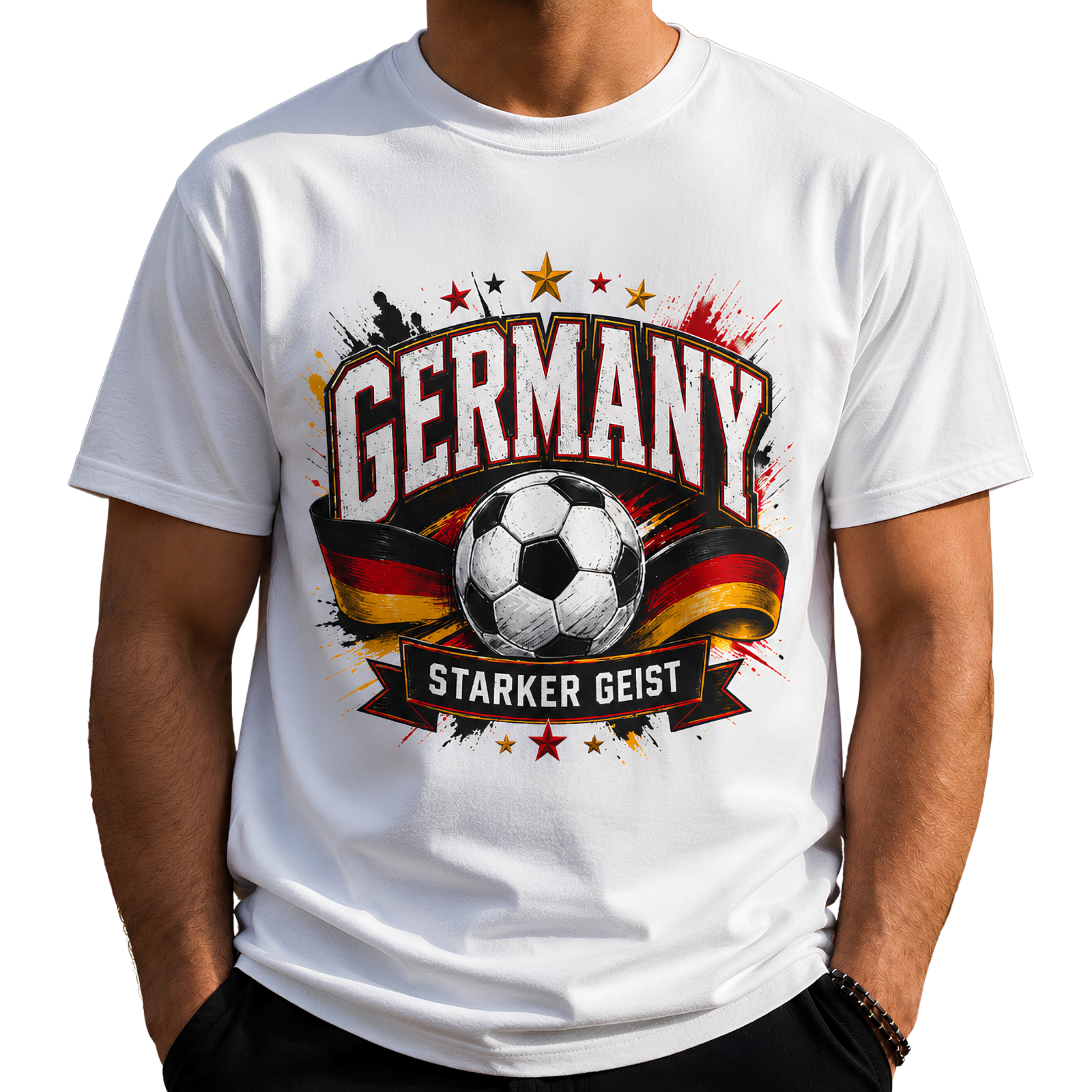 Germany Unisex 2026 Football Supporter Shirt | Starker Geist Soccer Fan Tee | Germany Matchday Apparel | Football Graphic T-Shirt | Comfort Colors Shirt