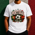 Portugal 2026 Unisex Football Fan Shirt, Portugal Football Supporter Tee, Alma Lusa Graphic Shirt, Portugal Football Gift