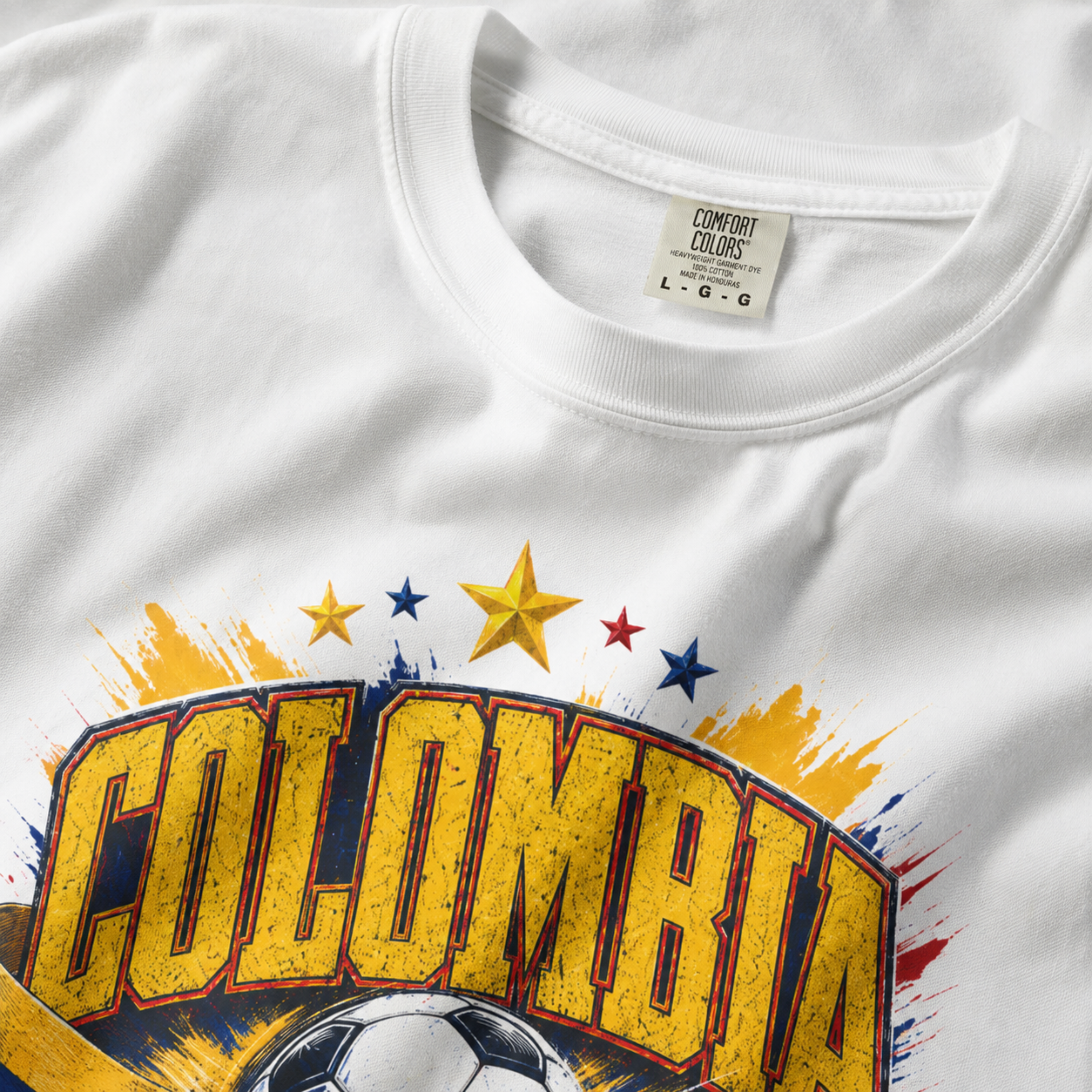 Colombia 2026 Unisex Football Fan Shirt, Colombia Football Supporter Tee, Fuego Cafetero Graphic Shirt, Colombia Football Gift