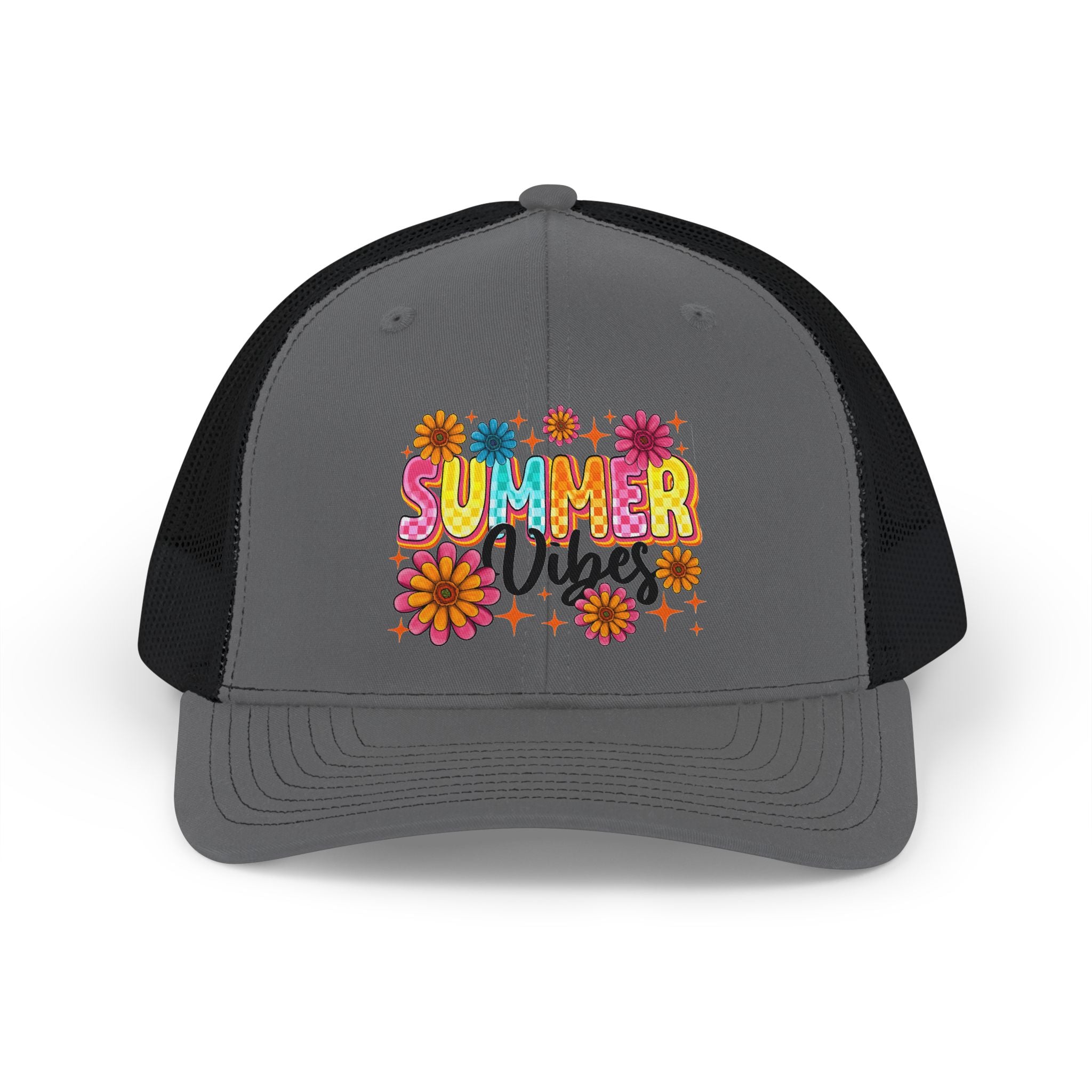 Summer Vibes Women's Snapback Trucker Cap – Adjustable Mesh Hat