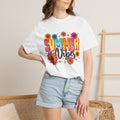 Summer Vibes Floral Women's Comfort Colors T-shirt