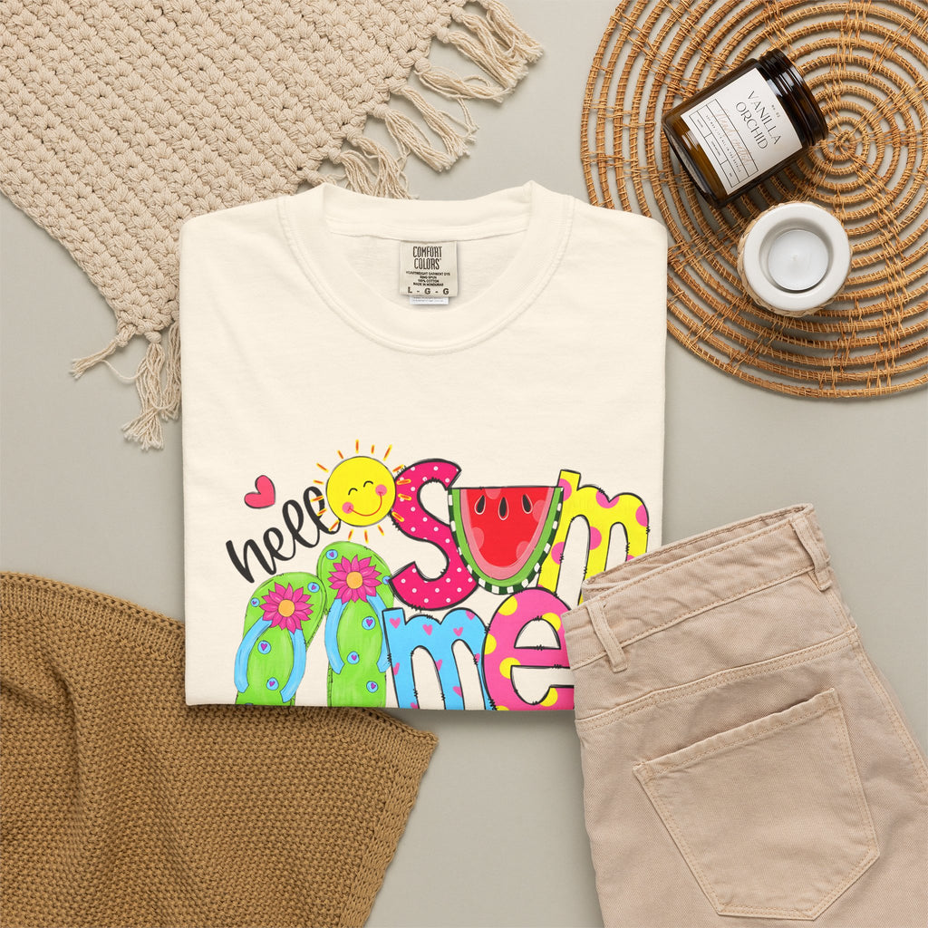 Hello Summer Women's Comfort Colors Summer T-shirt