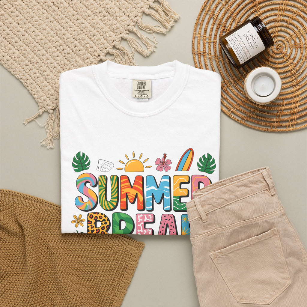 Summer Break Graphic Women's Comfort Colors T-shir