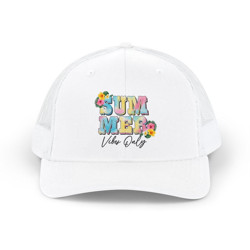 Summer Vibes Only Women's Snapback Trucker Cap – Adjustable Mesh Hat