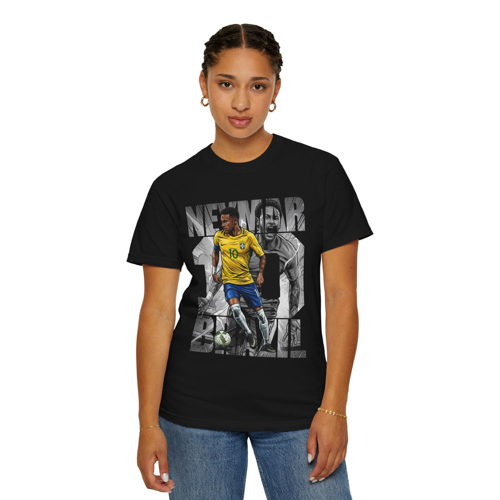 The Prince Of Santos Vintage Soccer Tribute Shirt | Brazil #10 Graphic Tee | Football Legend Fan Gift | Retro Streetwear T-Shirt