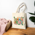 Summer Break Graphic Cotton Canvas Tote Bag – Reusable Beach & Travel Tote